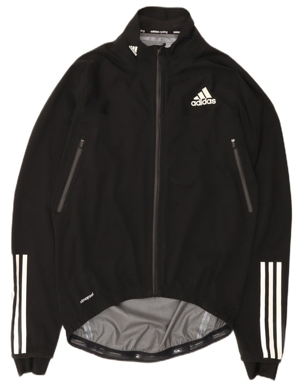 Adidas Damen Climacool Regenjacke UK 14 Medium Schwarz Polyester