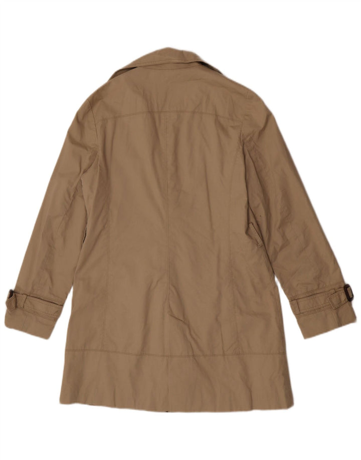 Zara Damen Trenchcoat UK 14 Mittelbeige Baumwolle