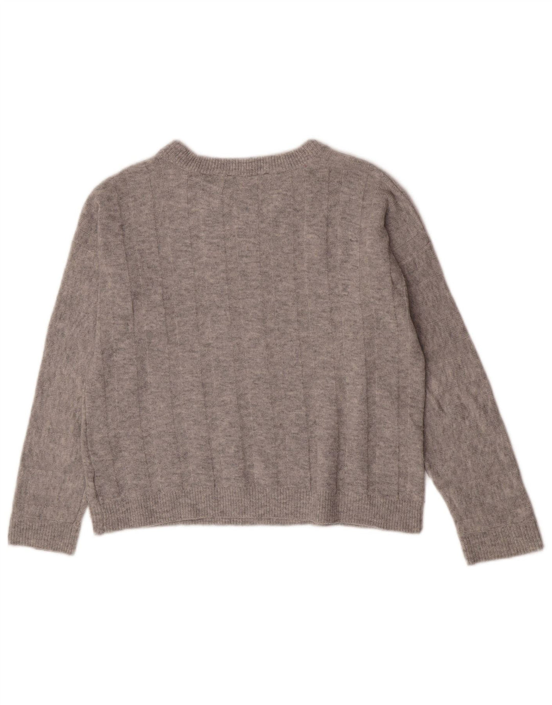 Marks & Spencer Damen-Pullover, übergroß, U-Boot-Ausschnitt, Gr. 10, Größe S, Grau