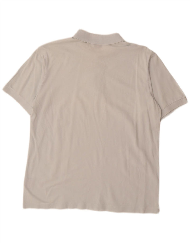 Kappa Herren-Poloshirt aus mittelweißer Baumwolle