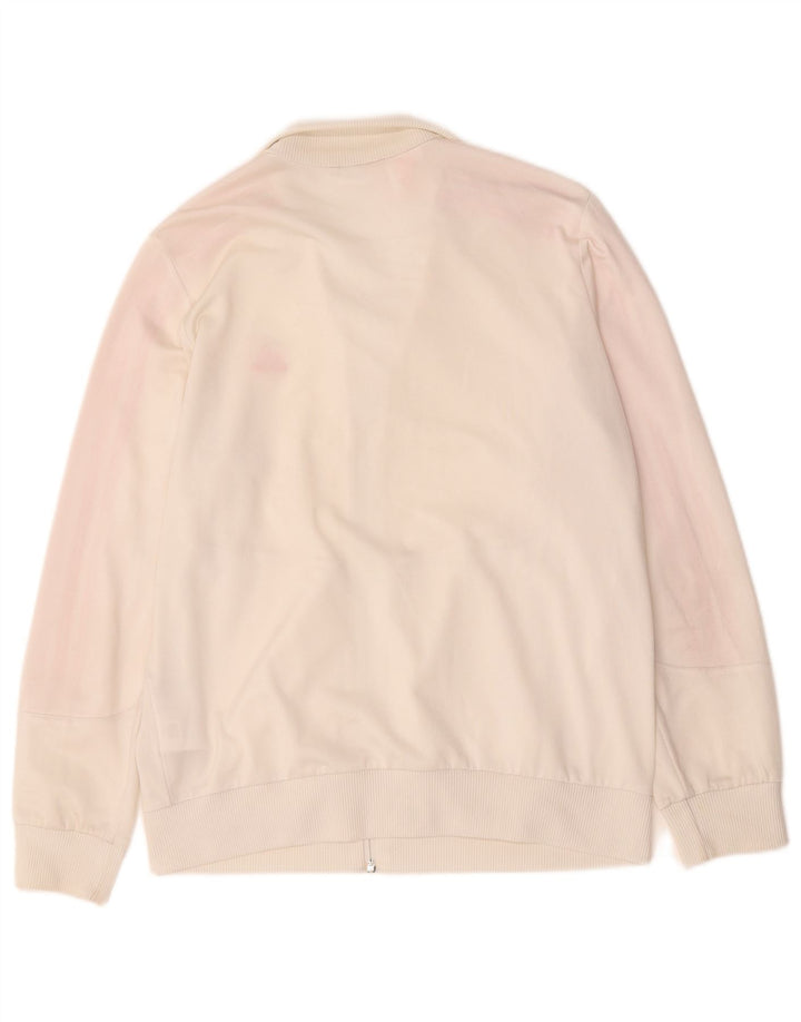 Adidas Mädchen-Trainingsanzug-Top-Jacke, 13–14 Jahre, weißes Polyester
