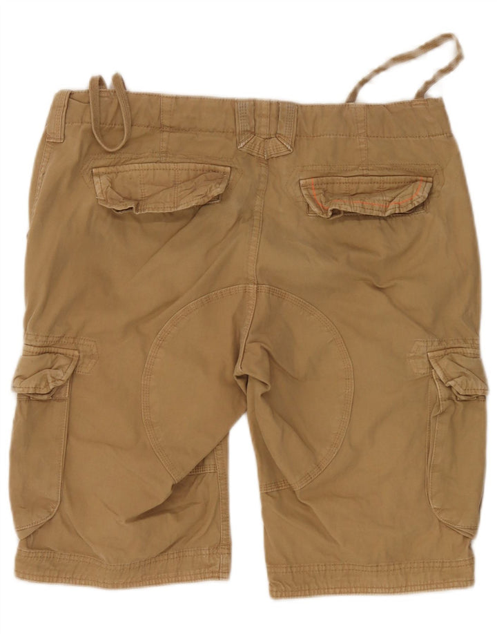 Superdry Herren Cargoshorts Medium W36 Beige Baumwolle