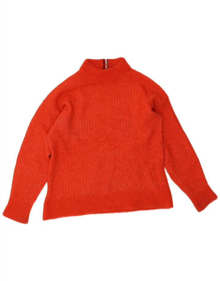 Tommy Hilfiger Rollkragenpullover für Damen, Gr. 14, mittelorange