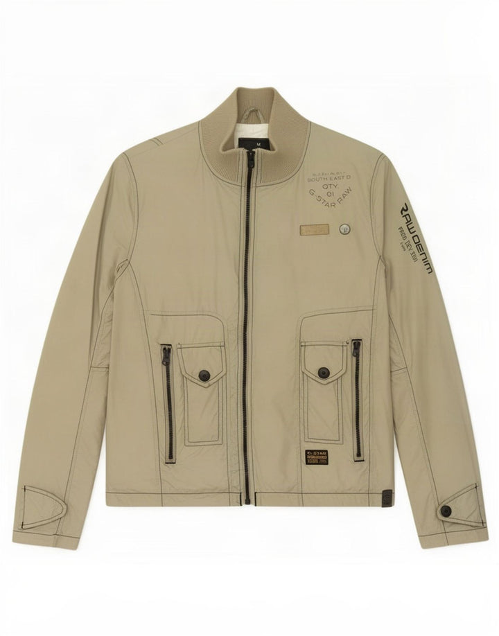 G-Star Damen Graphic Utility Jacke UK 38 Medium Beige Polyamid