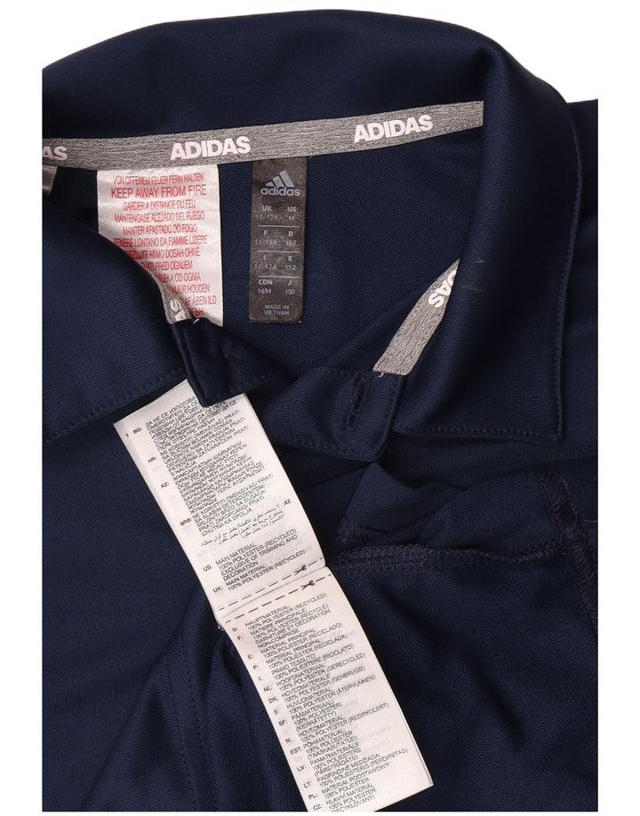 ADIDAS Poloshirt für Jungen, 11–12 Jahre, Marineblau, Polyester