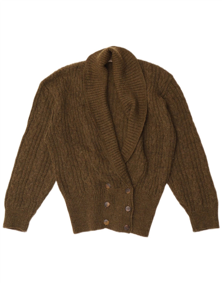 Weekend Damen-Strickjacke, zweireihig, Gr. 14, mittleres Khaki