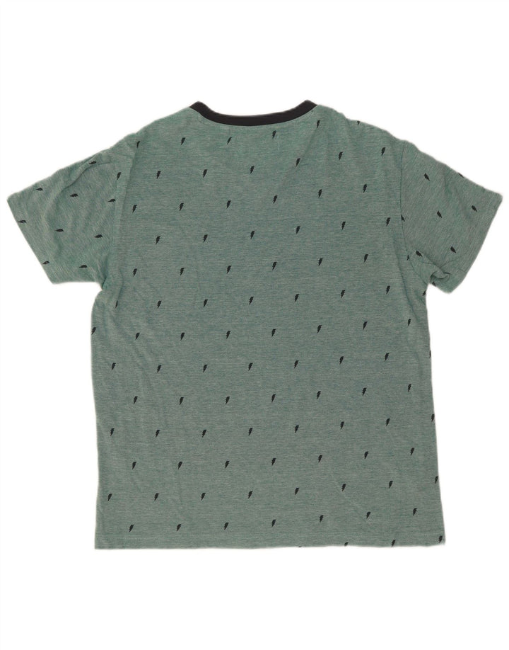 Penguin Herren-T-Shirt aus mittelgrüner Baumwolle