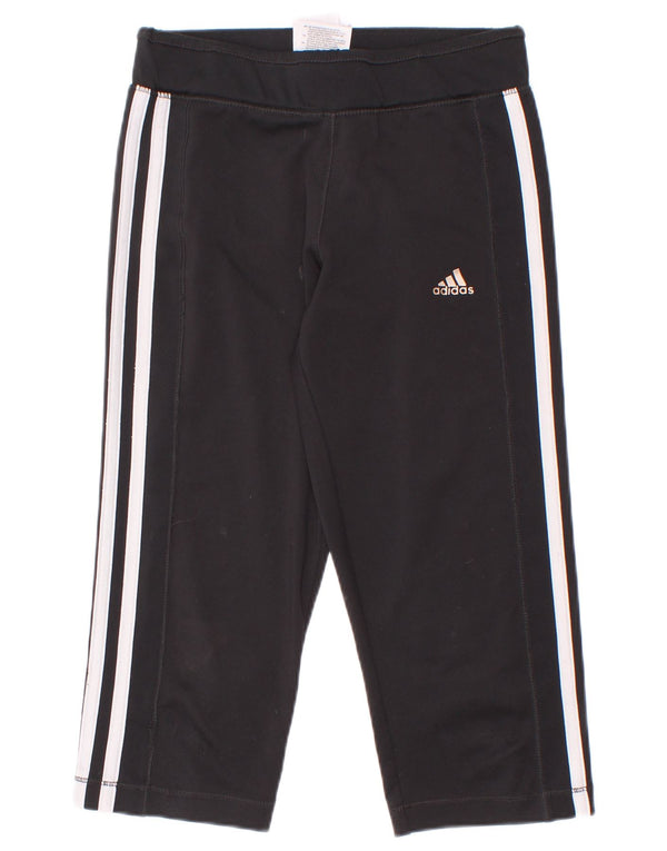 ADIDAS Mädchen-Leggings, 9–10 Jahre, schwarzes Polyester