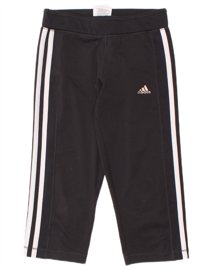 ADIDAS Mädchen-Leggings, 9–10 Jahre, schwarzes Polyester