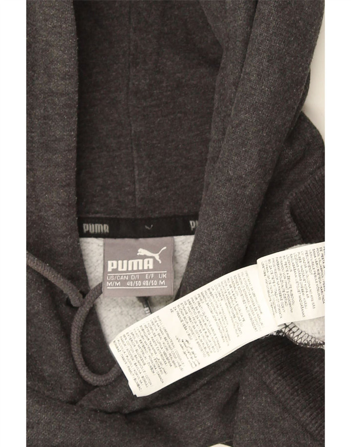 PUMA Herren Graphic Hoodie Pullover mittelgraue Baumwolle
