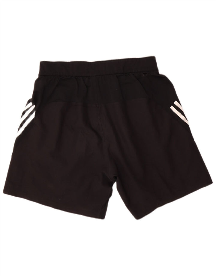 Adidas Herren Sportshorts Mittelschwarzes Colourblock-Polyester