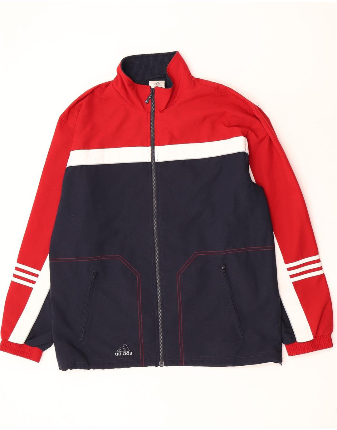 Adidas Herren-Trainingsanzugoberteil, UK-Größe 40/42, mittelgroß, mehrfarbig, Farbblock