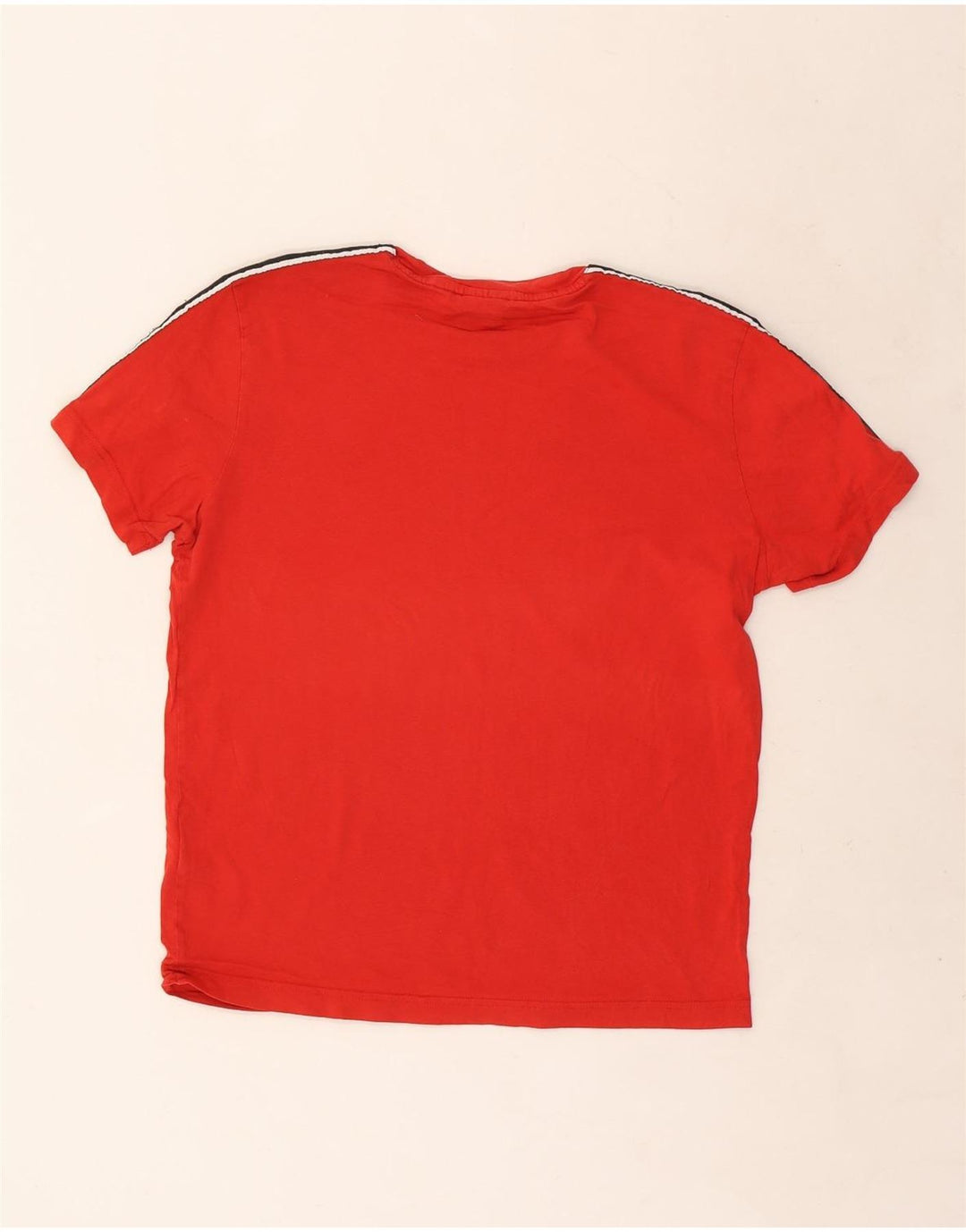 Champion Herren-T-Shirt mit Grafik, Größe S, Rot, Colourblock-Baumwolle