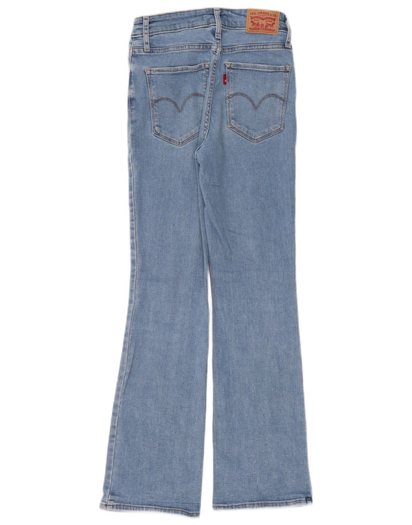 Levi's Damen 725 High Rise Bootcut Jeans W25 L30 Blaue Baumwolle