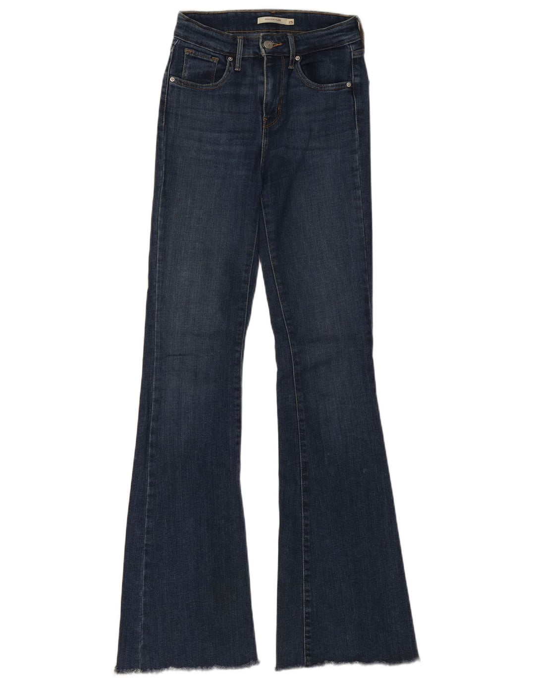 Levi's Damen High Rise Flared Jeans W25 L32 Marineblaue Baumwolle