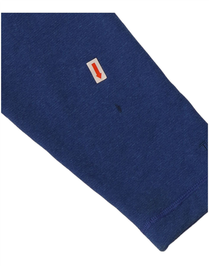 Rab Womens Zip Hoodie Pullover UK 16 Large Blau Polyester