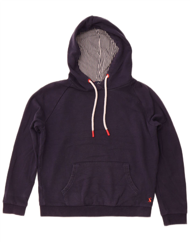 JOULES Damen-Übergröße-Kapuzenpullover, Gr. 8, Marineblau, Baumwolle