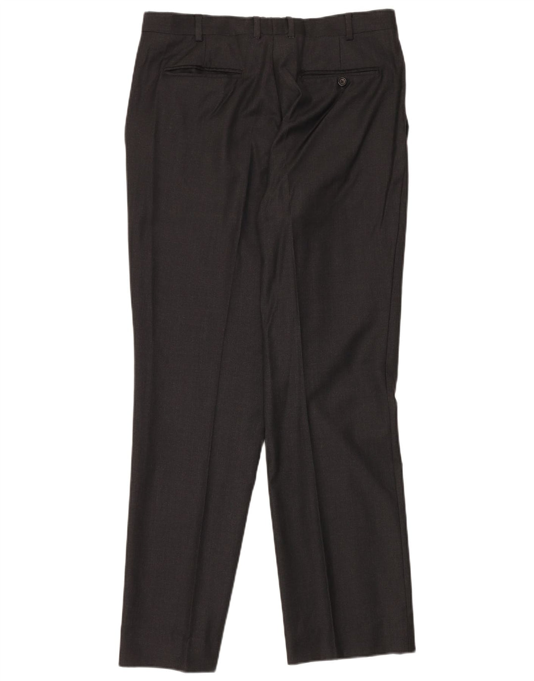 AQUASCUTUM Herren-Anzug mit 2 Knöpfen, 2-teilig, UK 40, Größe L, W34, L32, graue Wolle