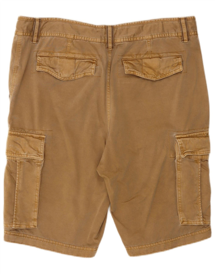 Crew Clothing Herren Cargoshorts W38 XL Braun Baumwolle