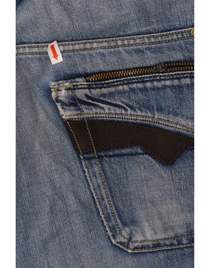 DIESEL Herren Slim Jeans W32 L32 Blaue Baumwolle