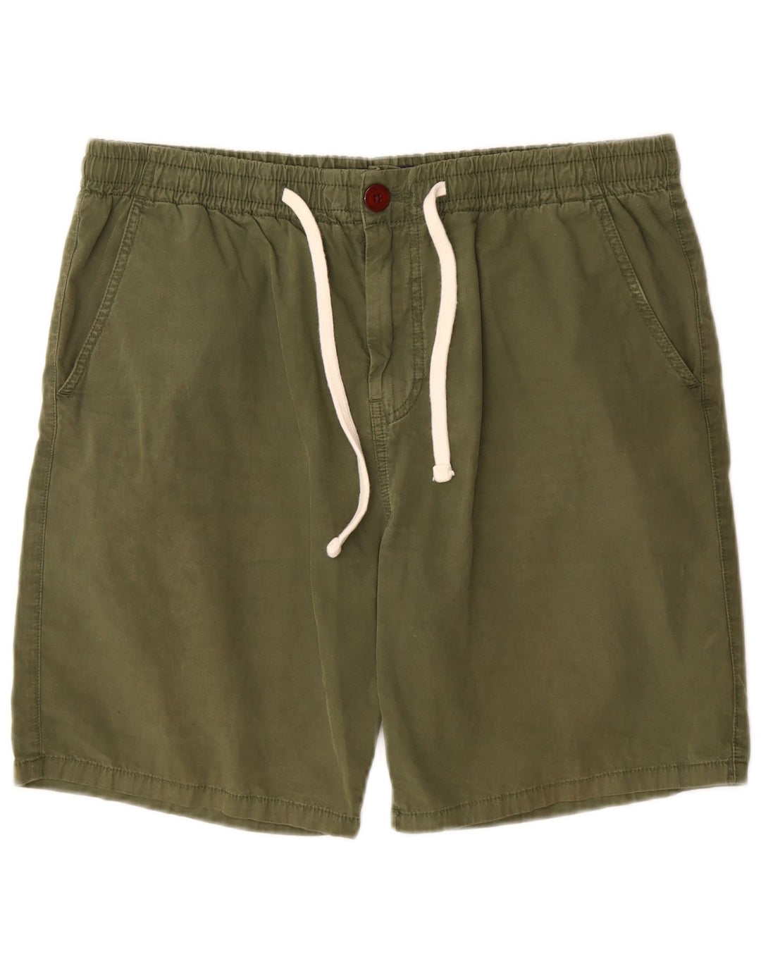 Superdry Herren-Chinoshorts, Größe L, W34, Khaki, Baumwolle