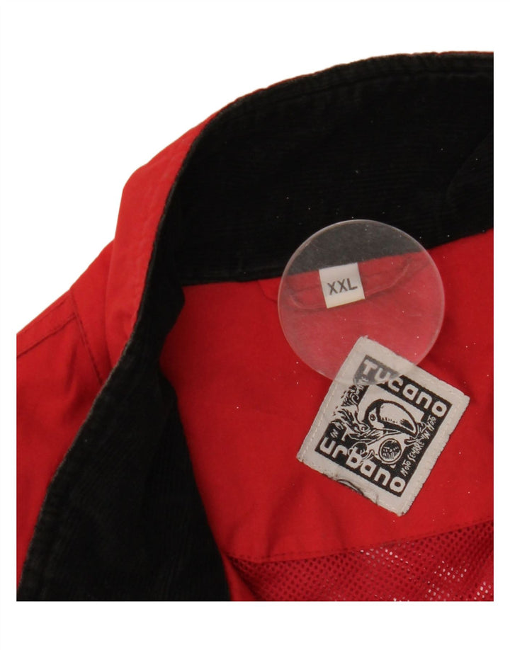 Tucano Urbano Herren Utility Jacke UK 44 2XL Rot Polyester
