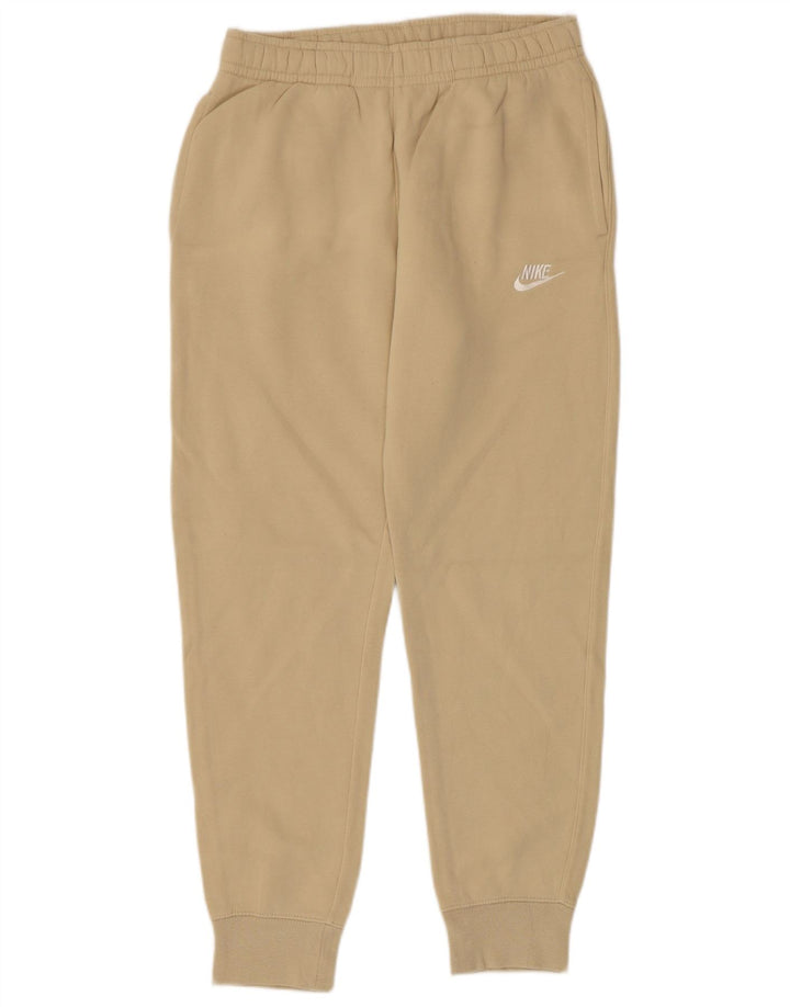 Nike Herren-Trainingshose, Jogginghose, Größe S, beige, Baumwolle