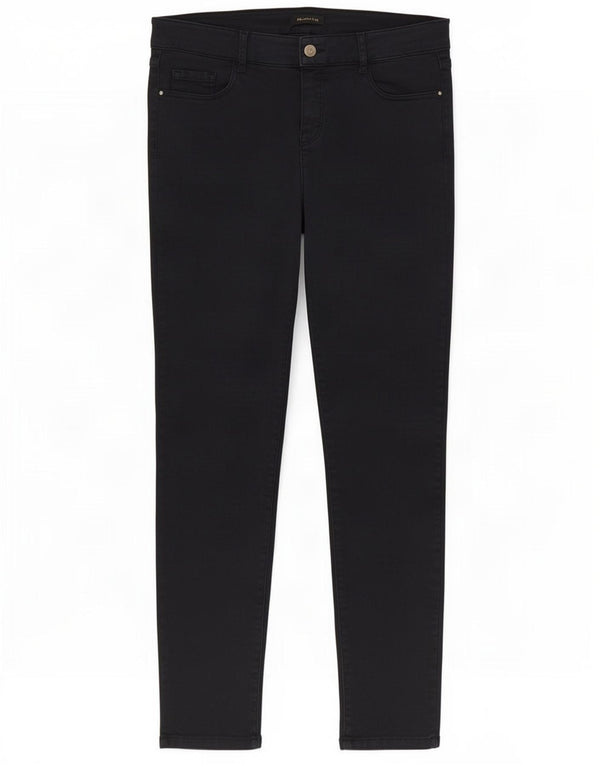 Massimo Dutti Damen Skinny Jeans EU 40 Medium W30 L30 Marineblau Baumwolle