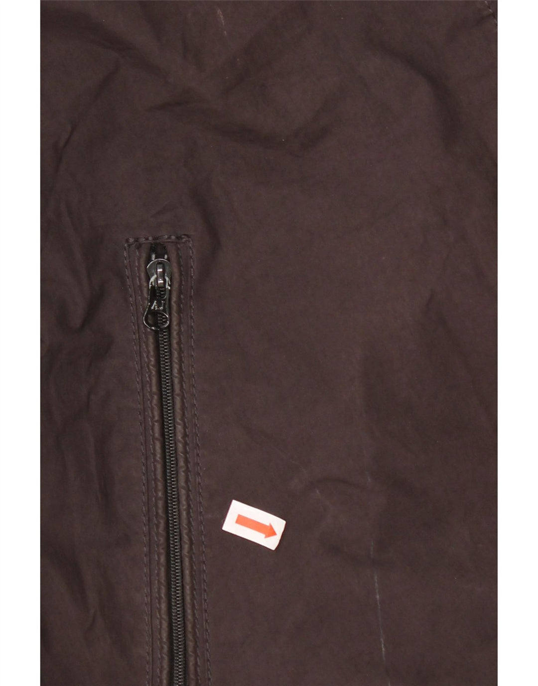 Armani Jeans Herren-Bomberjacke mit Kapuze, EU 48, kleines braunes Polyester