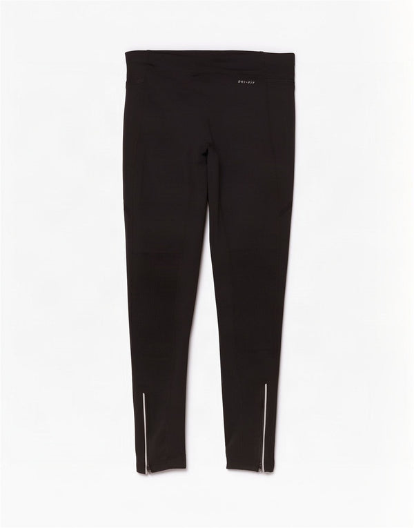 Nike Damen Dri Fit Leggings UK 10 Small Schwarz