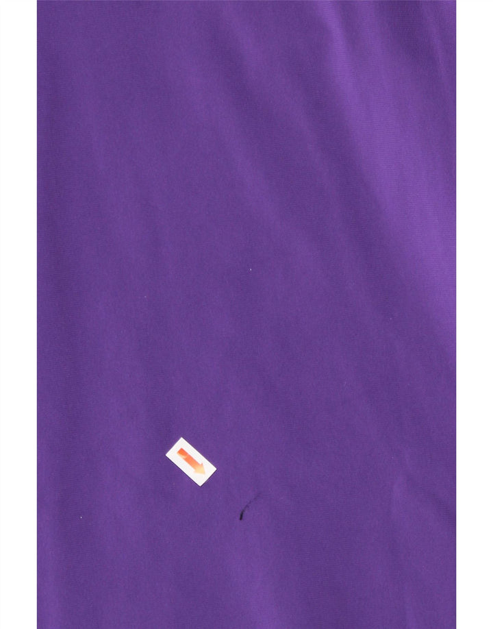 PUMA Womens Graphic Tracksuit Top Jacket UK 16 Large Purple Polyester