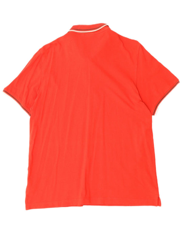 Lotto Herren-Poloshirt, UK, 44/46, 2XL, rote Baumwolle