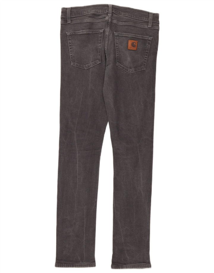 Carhartt Damen Slim Jeans W32 L34 Graue Baumwolle