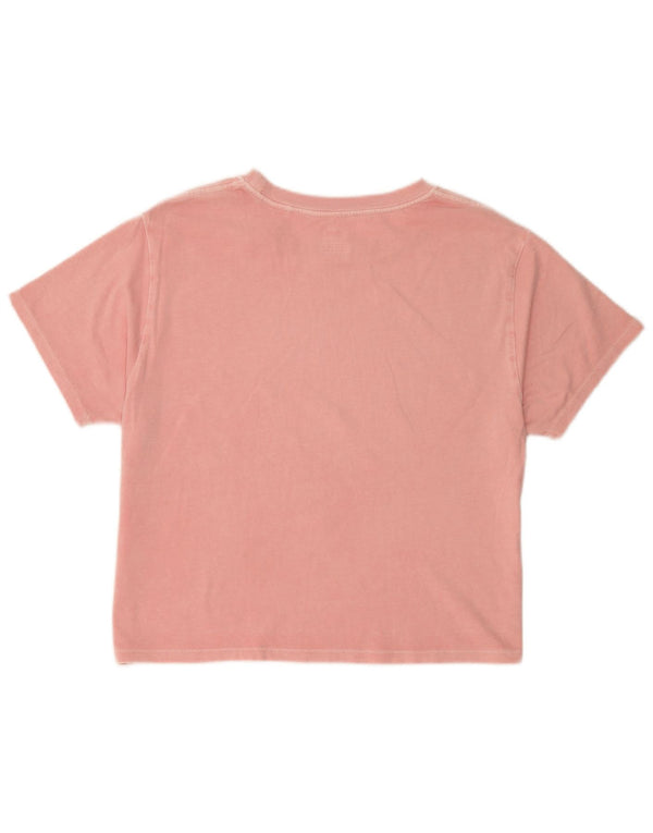 Levi's Damen-T-Shirt in Übergröße mit Grafik, UK 10, Größe S, Rosa