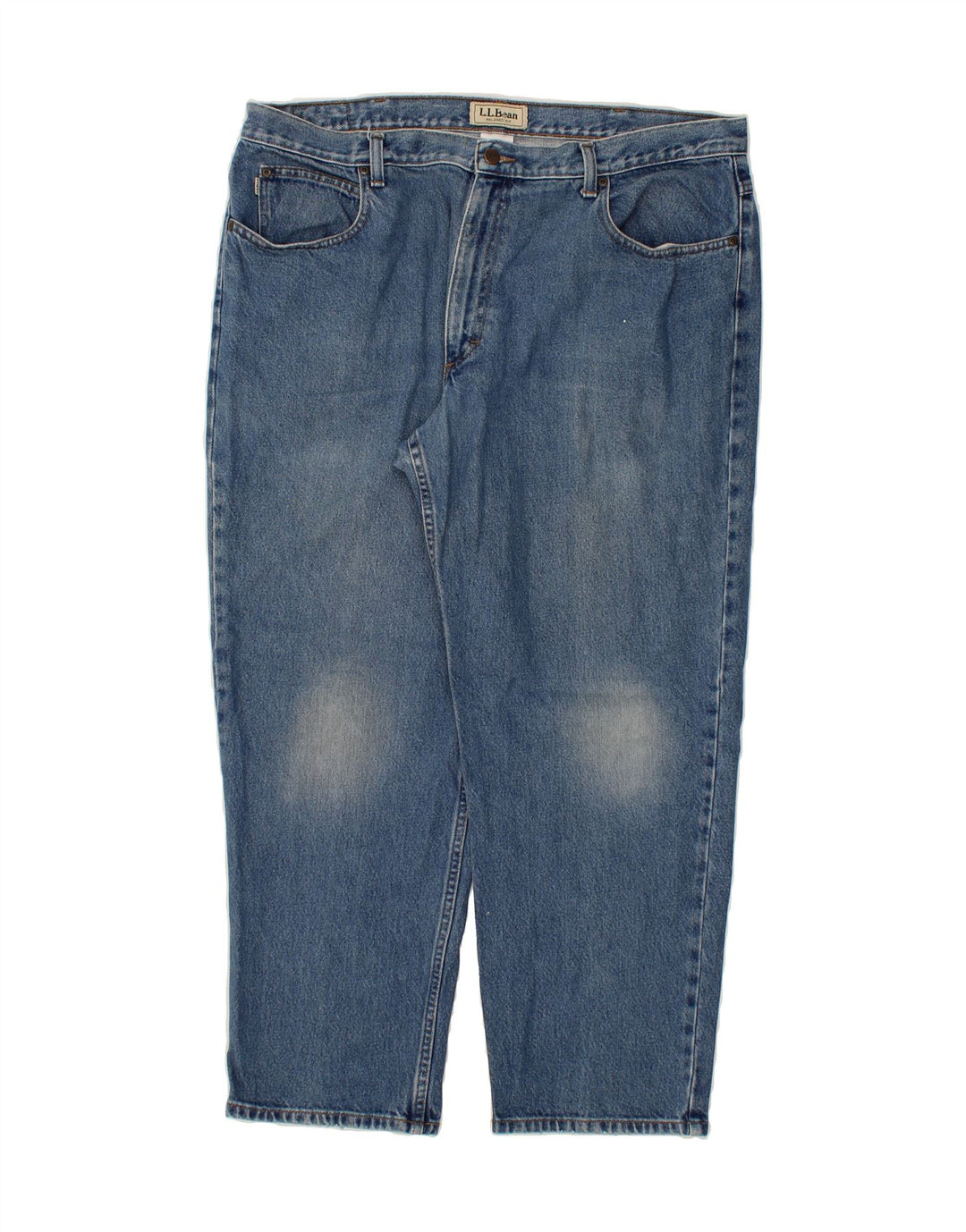 L.L.BEAN Mens Straight Jeans W40 L29 Blue Cotton Vintage L.L.Bean and Second-Hand L.L.Bean from Messina Hembry 