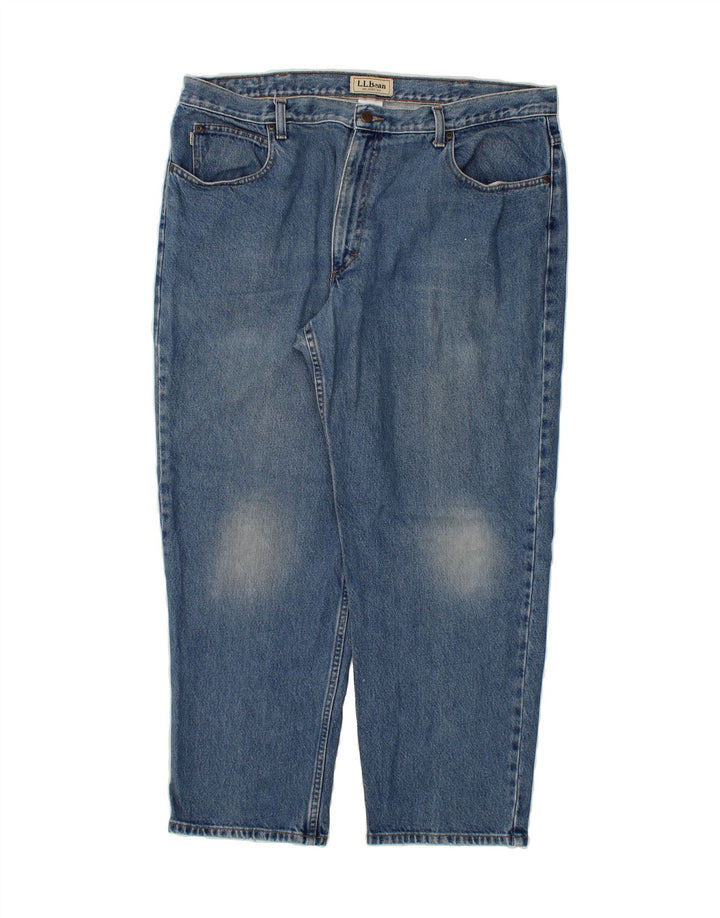 L.L.BEAN Mens Straight Jeans W40 L29 Blue Cotton Vintage L.L.Bean and Second-Hand L.L.Bean from Messina Hembry 