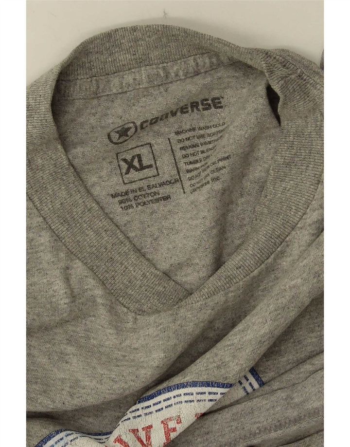 Converse Herren Chuck Taylor Graphic T-Shirt Top XL Grau