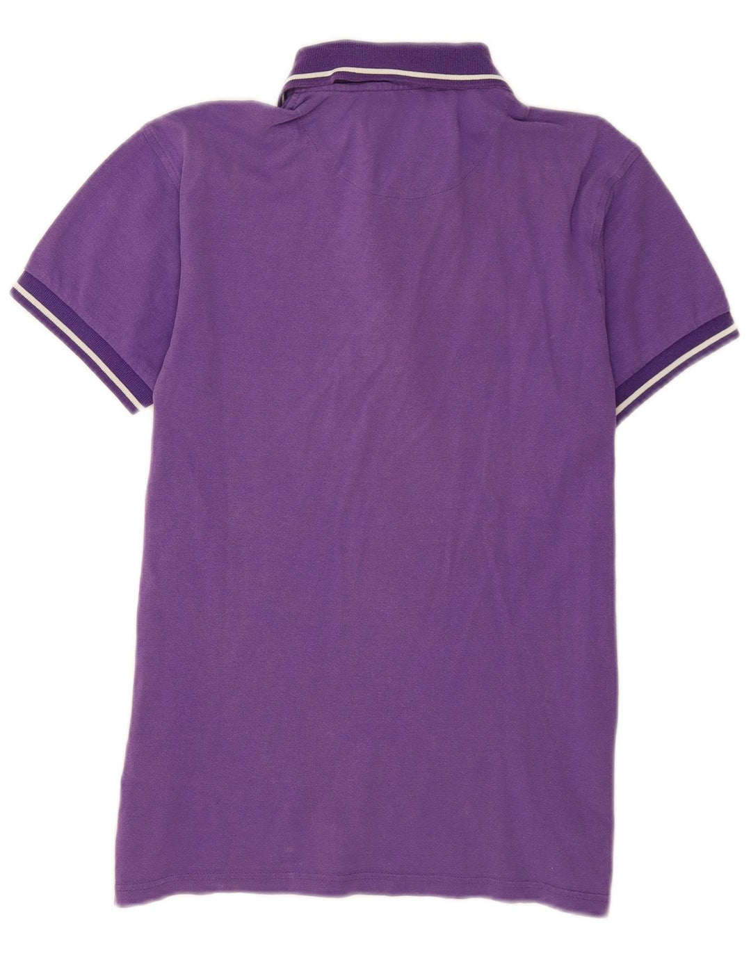 Refrigue Herren-Poloshirt aus mittelvioletter Baumwolle