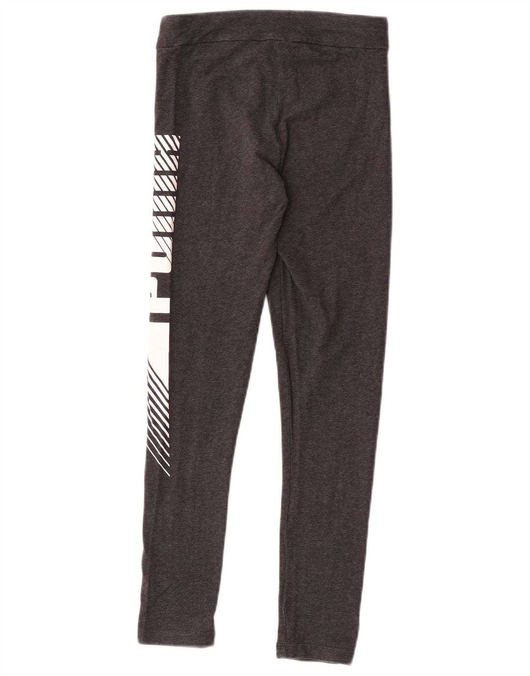 Puma Mädchen-Grafik-Leggings, 11–12 Jahre, Grau