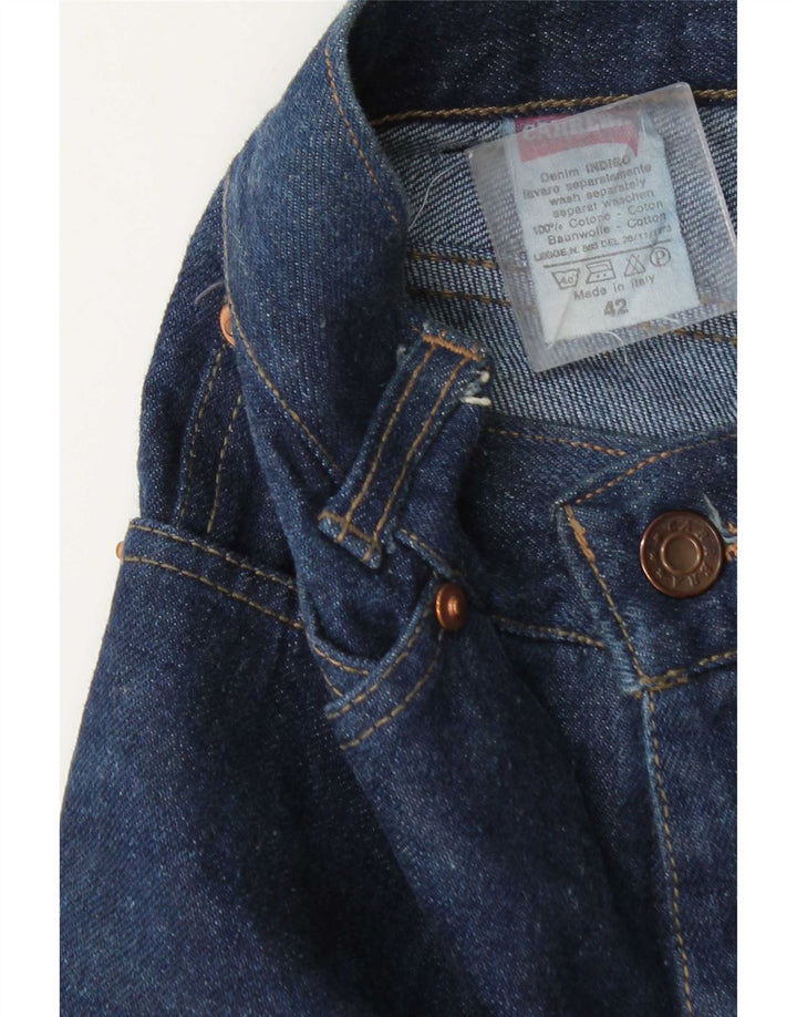Carrera Damen Jeans mit weitem Bein IT 42 Mittel W28 L29 Blaue Baumwolle