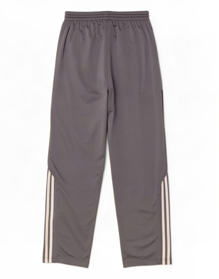 Adidas Herren-Trainingshose, UK 40/42, mittelgraues Polyester