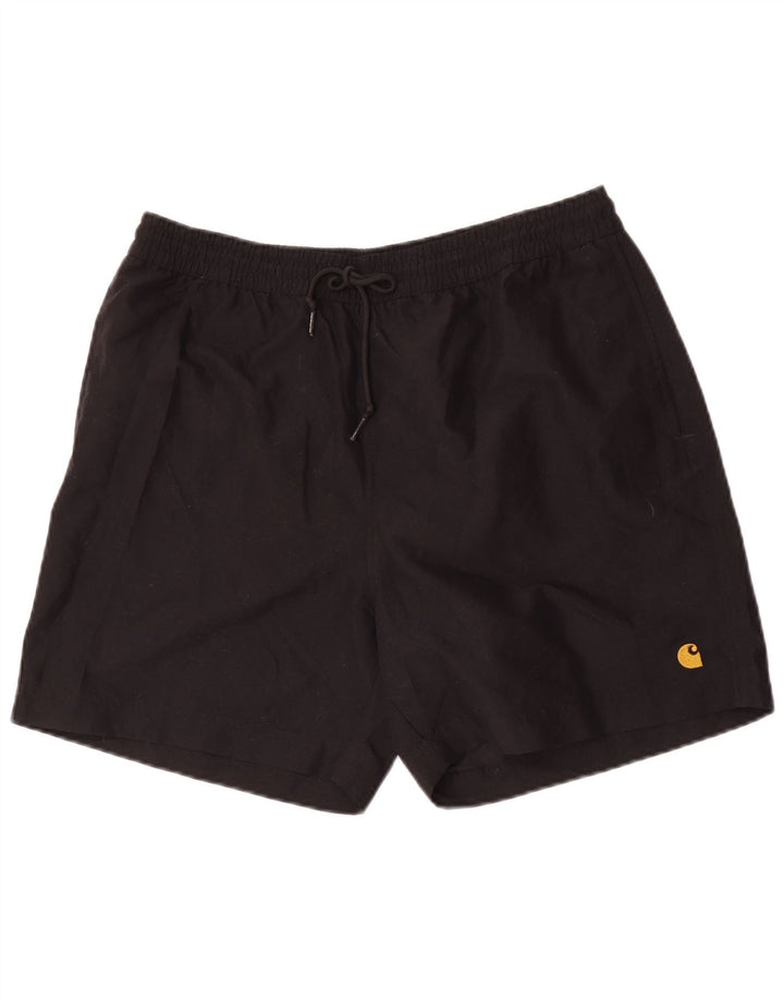 Carhartt Herren-Badeshorts, groß, aus schwarzem Polyester