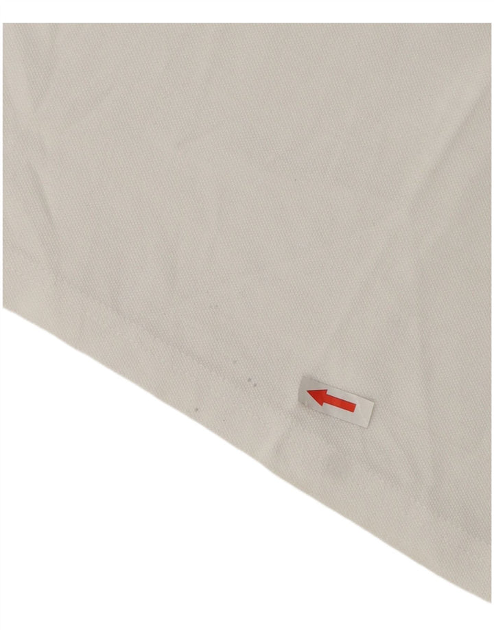Kappa Herren Poloshirt mit Grafik, Größe S, Weiß