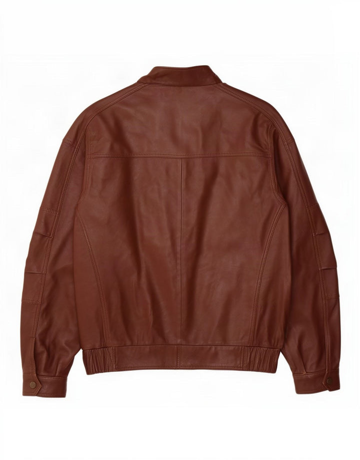 Vintage Herren Lederjacke UK 40 Large Braun