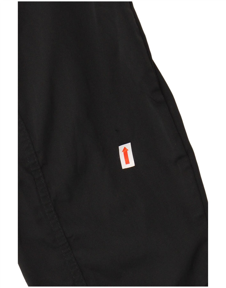 ZARA Damen-Parka mit Kapuze, übergroß, Gr. 10, Schwarz