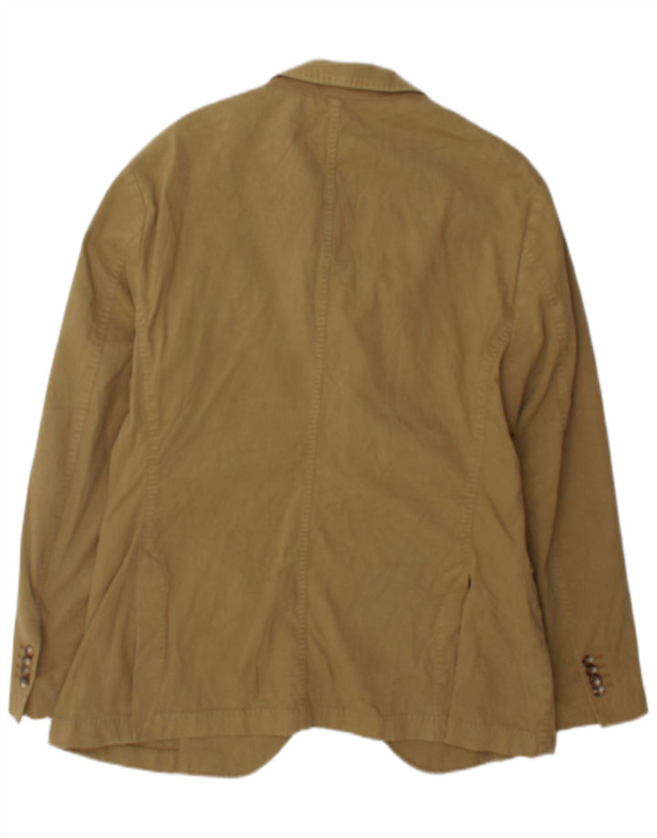 Massimo Dutti Herren 2-Knopf-Blazerjacke UK 36 Small Brown