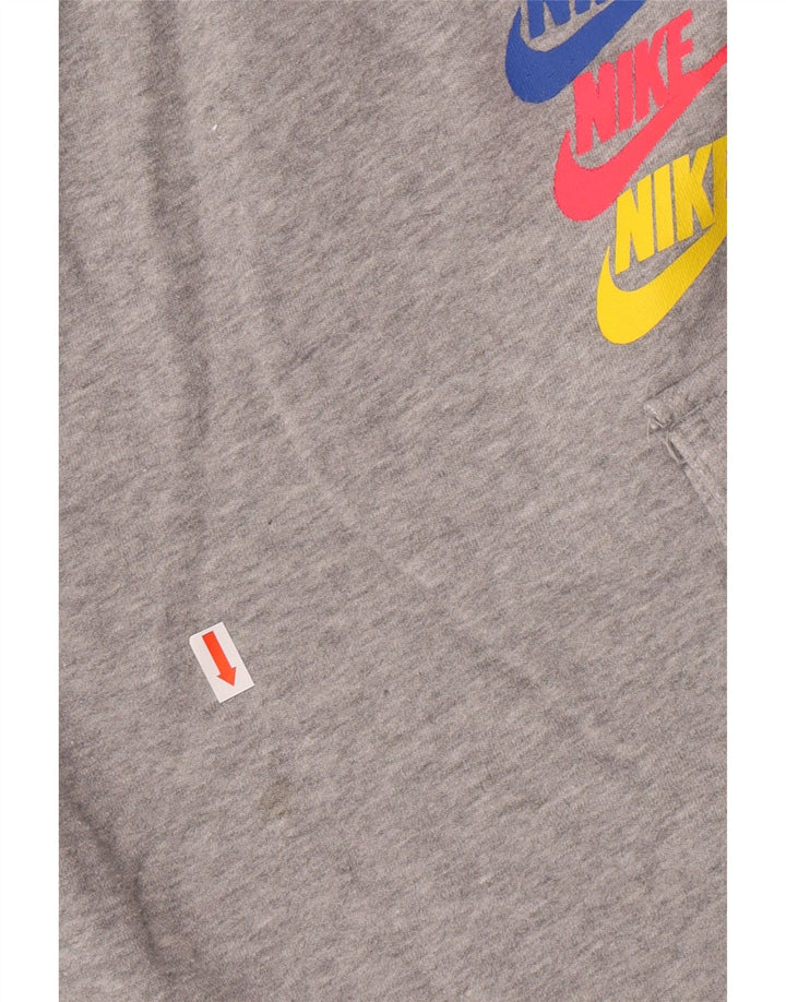 Nike Herren-Sportshorts, Größe S, graue Baumwolle