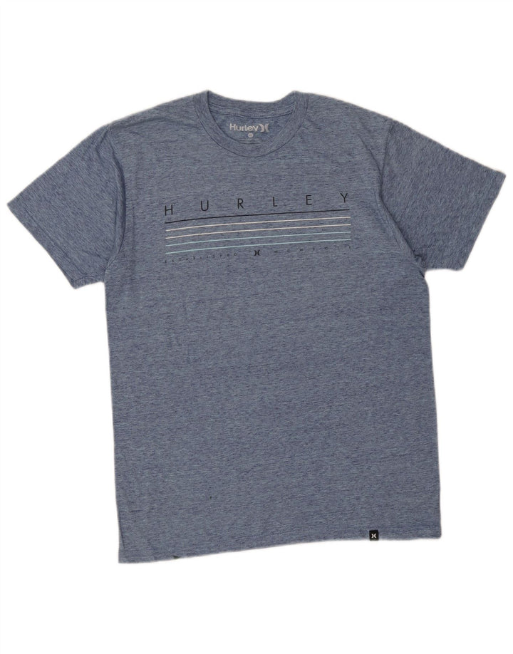 Hurley Herren-T-Shirt mit Grafik, mittelgroß, marineblau meliert