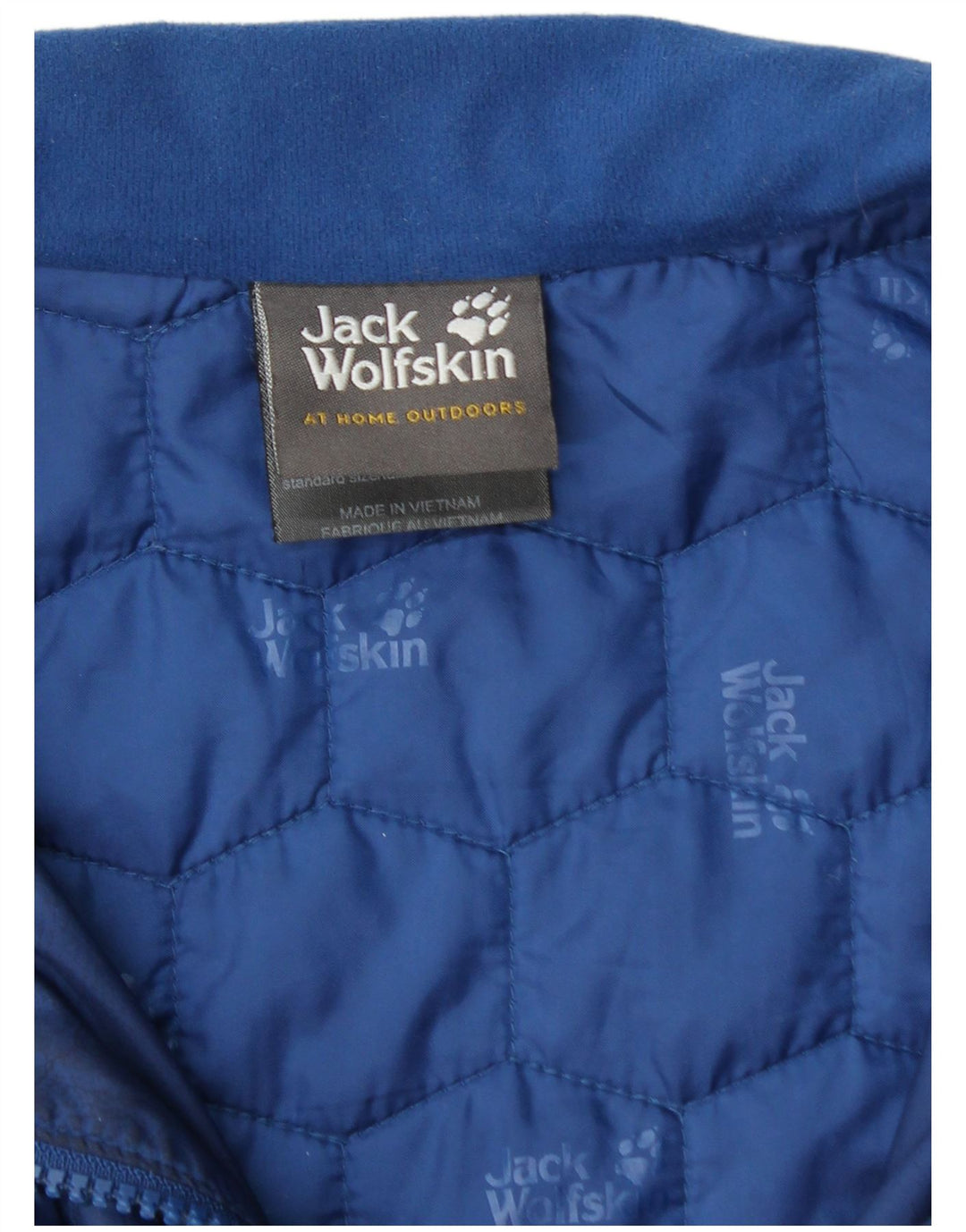 JACK WOLFSKIN Herren Steppjacke UK 40/42 Large Blau Polyester