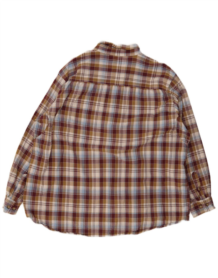 Wrangler Herrenhemd XL braun kariert
